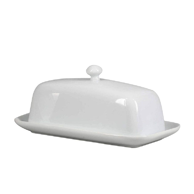 Porcelain Butter Dish with Knob C4
