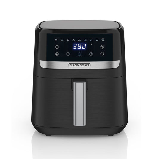 8-in-1 Digital Air Fryer with Non-Stick Cooking Basket, 6-qt