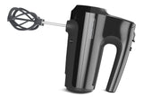 Helix Hand Mixer, Premium Performance 5 Speed Hand Mixer, Includes 5 Attachments and Case, Black