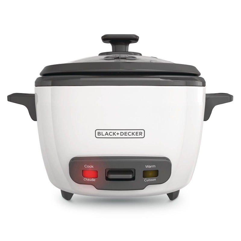 Rice Cooker & Non-Stick Steamer White, 16 Cups S7