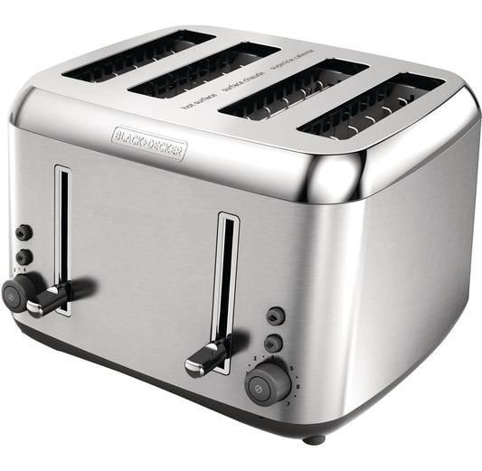 Toaster Kitchen Tools Extra Wide with 7 Settings, Stainless Steel, 4-Slices