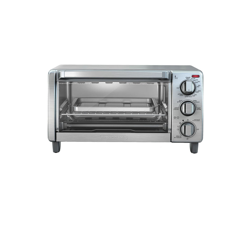 Toaster Oven with Natural Convection, Stainless Steel, 4-Slice L4