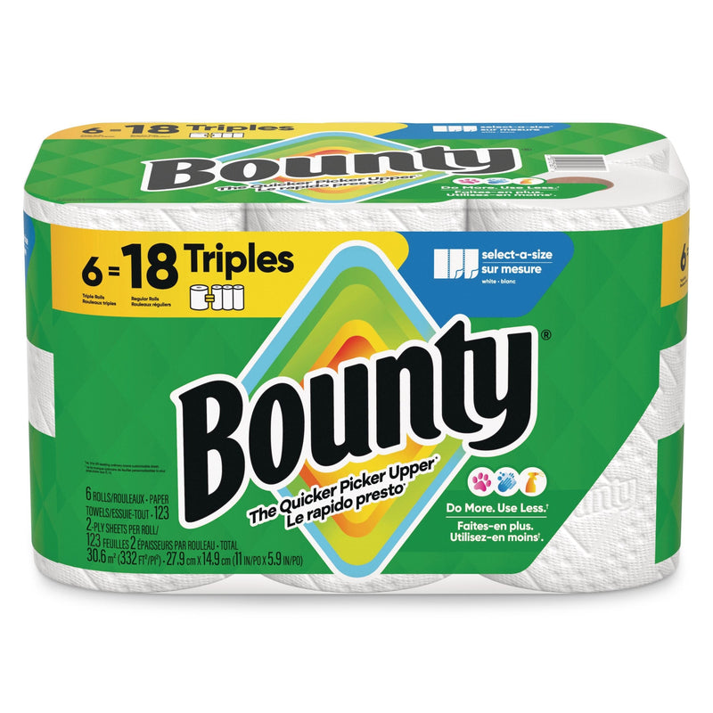 Triple Roll Paper Towel, 2-ply, 6-pk Q2