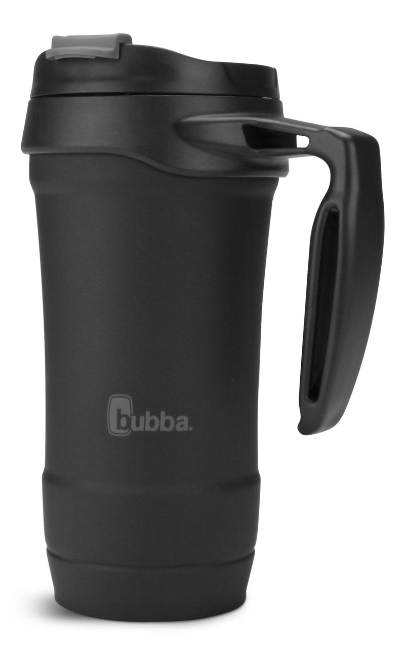 Hero Stainless Steel Insulated Travel Mug with Handle, Rubberized Licorice, 18 oz B5
