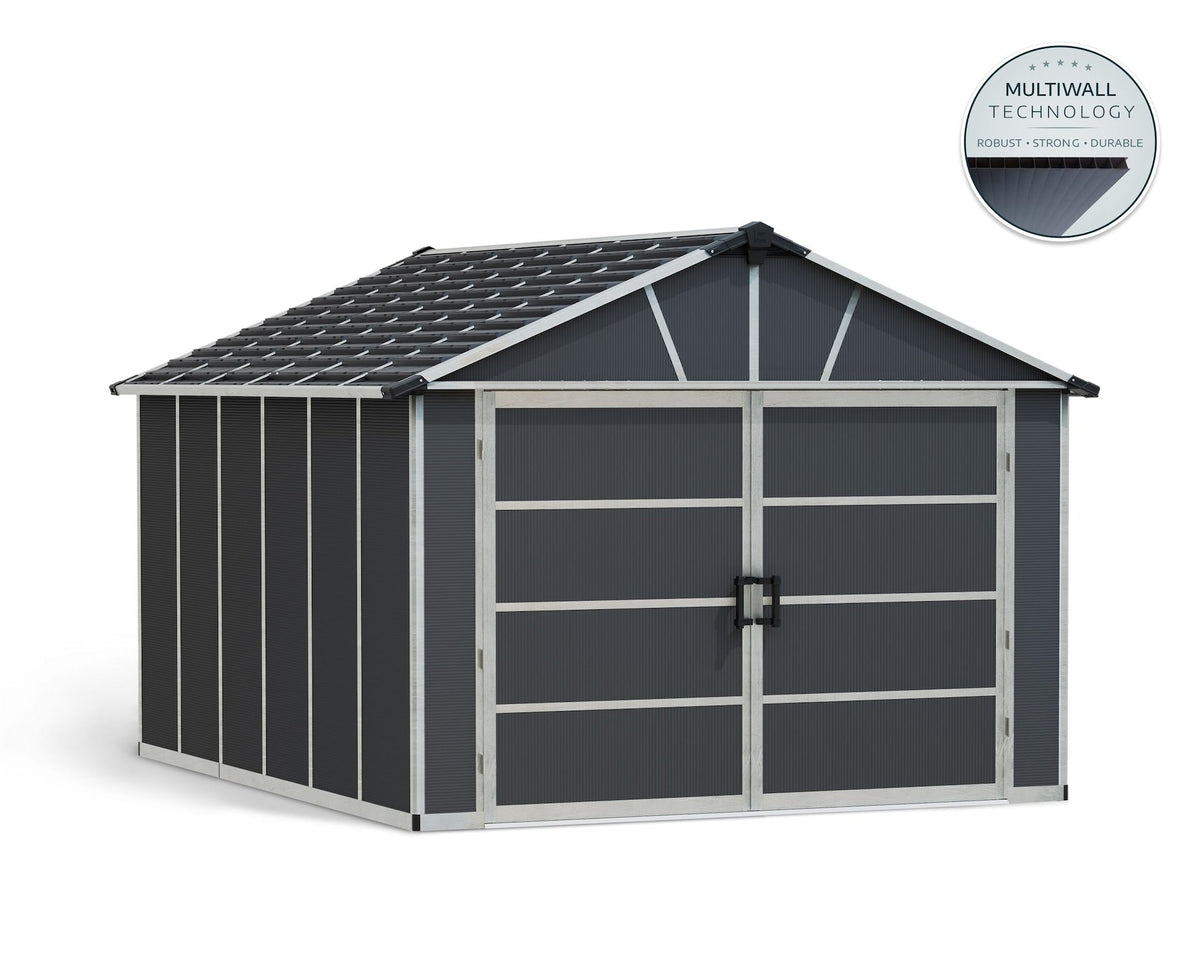 Yukon Multi-Function Polycarbonate Garage, 11x13-ft
