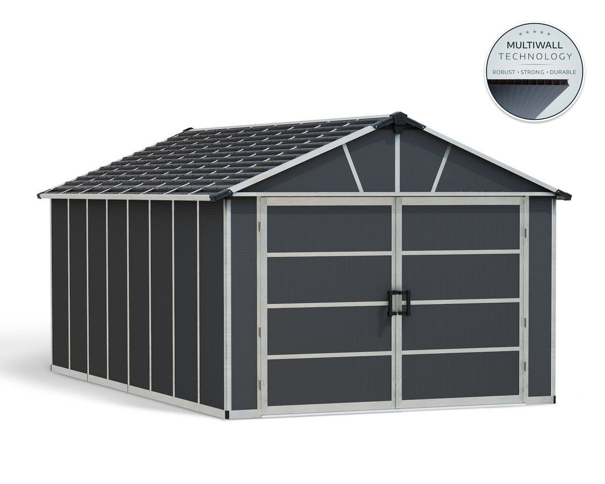 Yukon Multi-Function Polycarbonate Garage, 11x17-ft