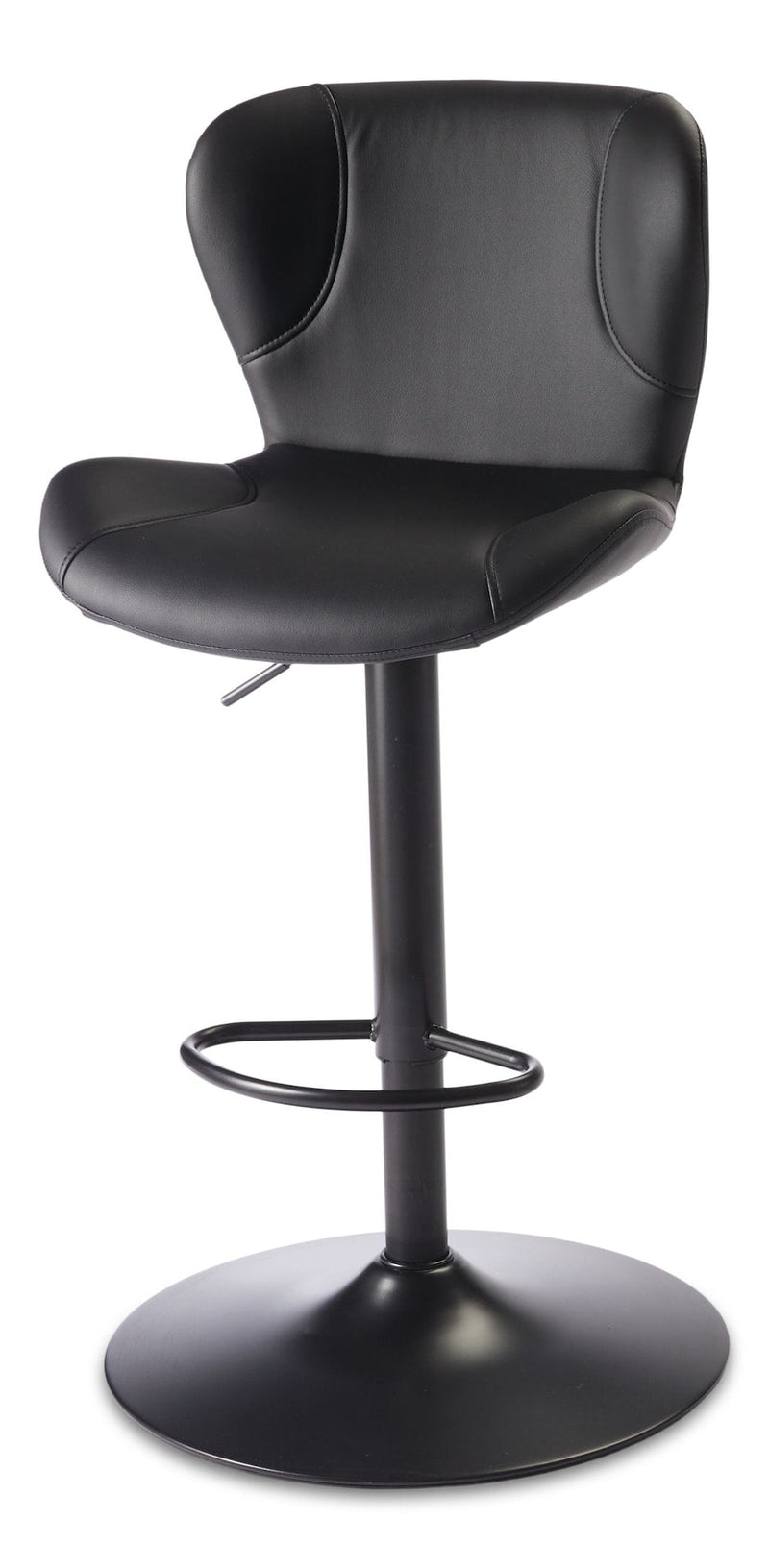 CANVAS Burnaby Gas-Lift Bar Stool, Black G6