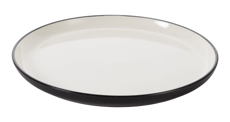 CANVAS Catalone Dinner Plate, 1-pc, Black/White R2