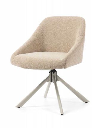 CANVAS Chester Swivel Office Chair, Greige