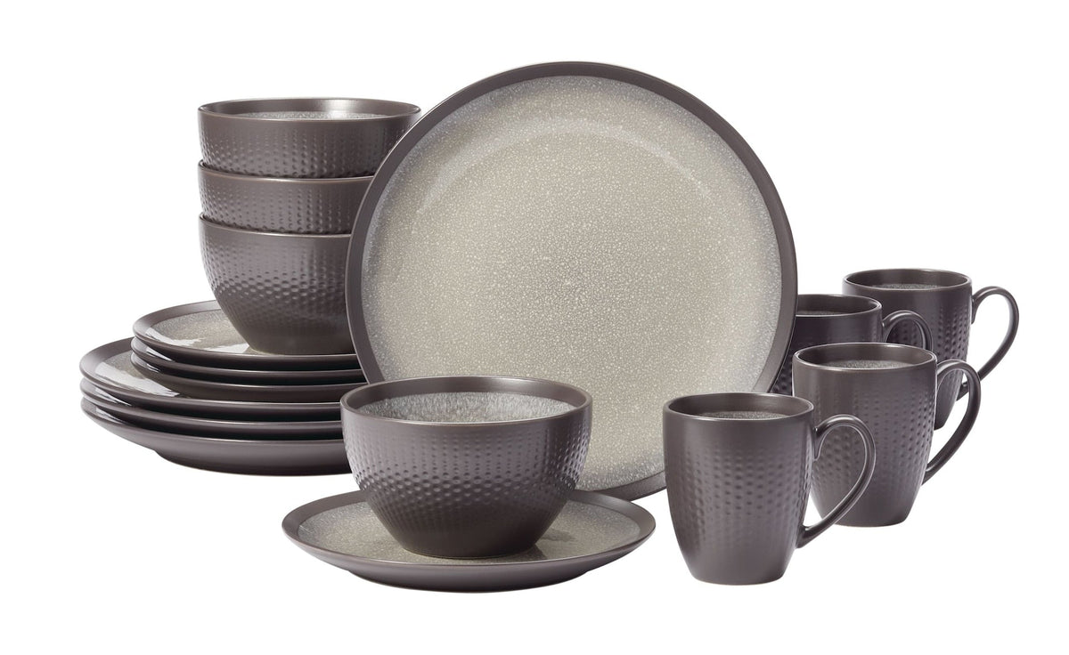 CANVAS Colborne Reactive Glaze Dinnerware Set, 16-pc