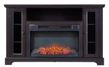 CANVAS Kingwood Media Electric Fireplace TV Stand, 57-in, 1500W, Includes Remote Control, Brown