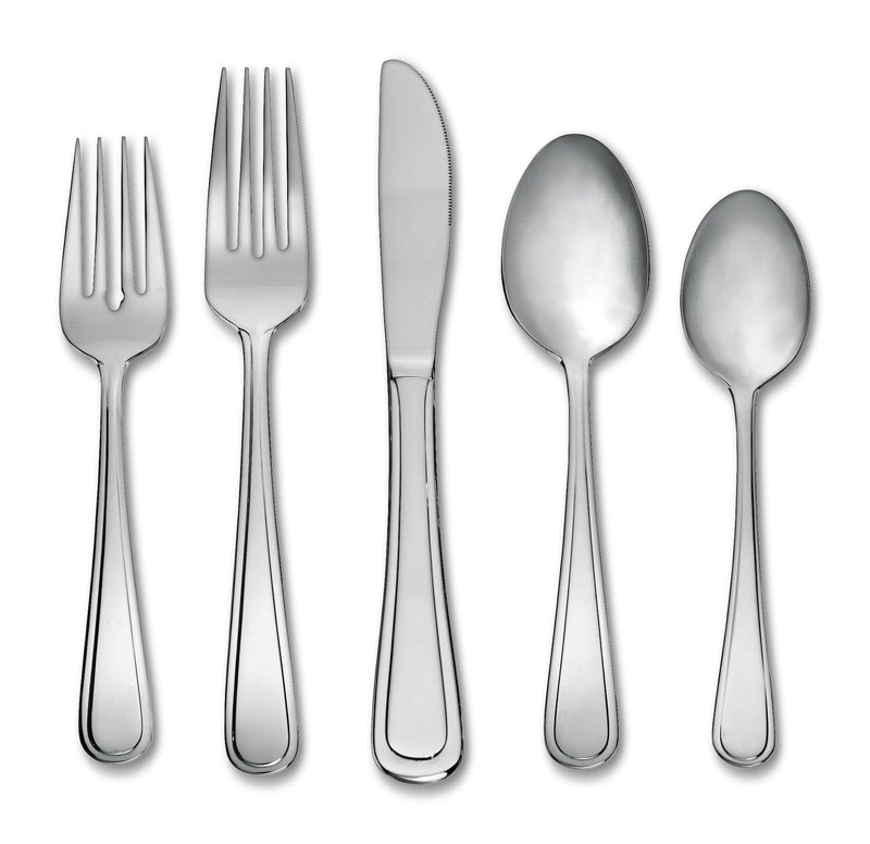 CANVAS Madison Stainless Steel Flatware Set, Serves 10, 50-pc H2