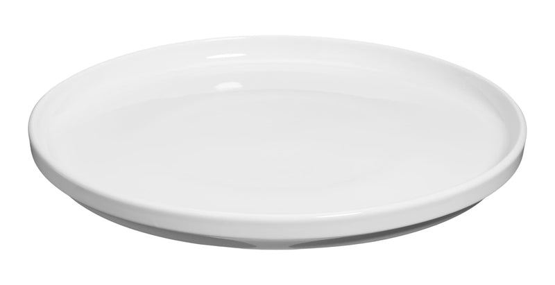 CANVAS Modern Edge Porcelain Dinner Plate, 10.5-in, White Z8