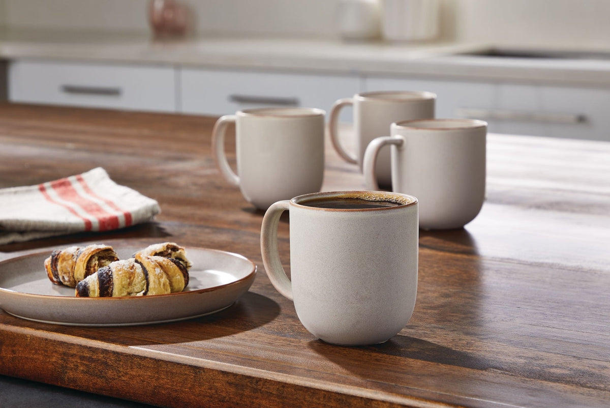 CANVAS Summerset Reactive Glaze Stoneware Mug Set, 13-oz, 4-pk