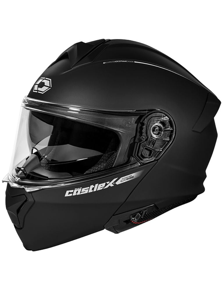 X CX935 Adult Full Face Modular Motorcycle Helmet, Matte Black C1