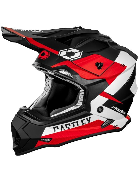 X Youth Mode Flow MX Helmet, Matte Red