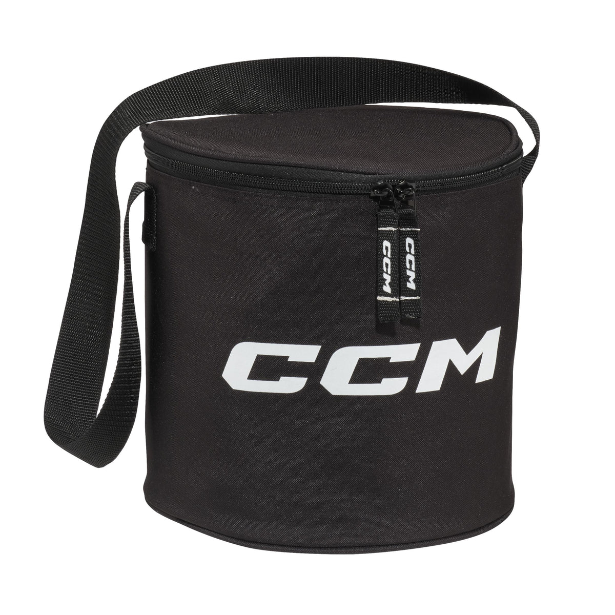 Hockey Puck Bag, Black, 10-in