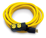 Power Equipment 30A, 250V Flat Generator Extension Cord, 25-ft