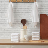 Ribbed Terry Bar Mop Dishcloth Kitchen Set, 12-in x 12-in, 6-pk