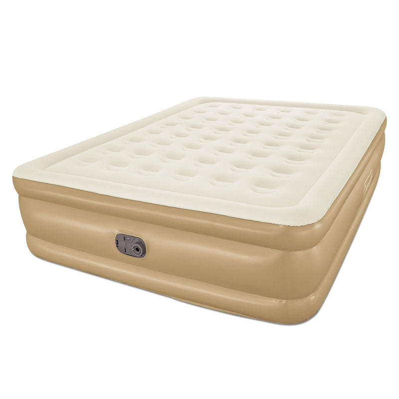 GuestRest Double-High Airbed, Air Mattress with Pump, Queen Q8
