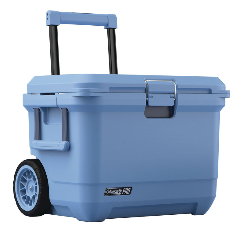 Pro Wheeled Hard Cooler, Blue, 55 QT A2