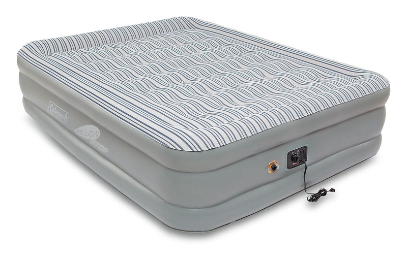 Queen SupportRest Elite Double-High Inflatable Air Mattress/Airbed with Built-In 120V Pump, Woods Outdoor Collapsible Folding Utility... H2