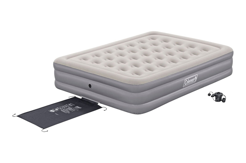 SupportRest Plus Double High Queen Airbed with Pump, 78x60x15-in H4