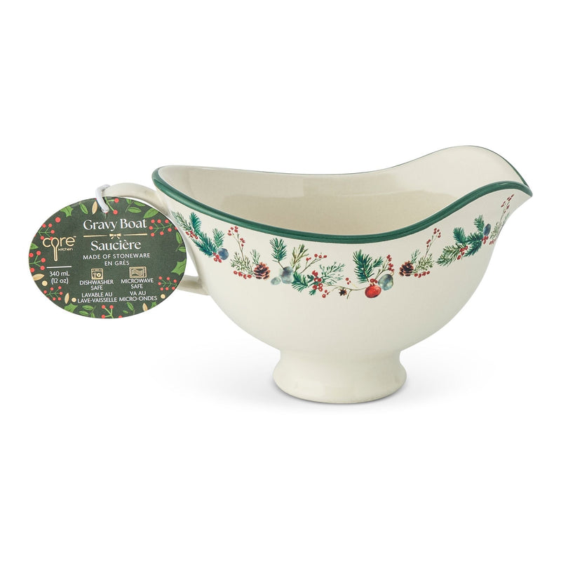 Winter Berry Gravy Boat, 9.9-cm, Dishwasher Safe H3