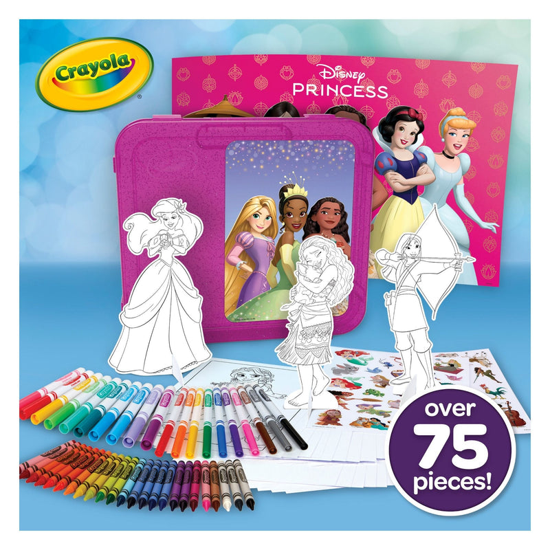 Princess Art Case, Arts & Crafts Kit for Kids, 79-pc, Ages 5+ T9