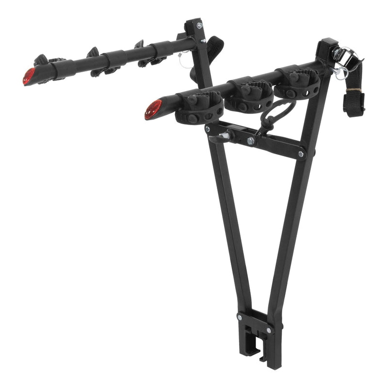 18013 Clamp-On 3-Bike Hitch Mount Bike Rack, Fits Over 2-in Receiver, Black O1