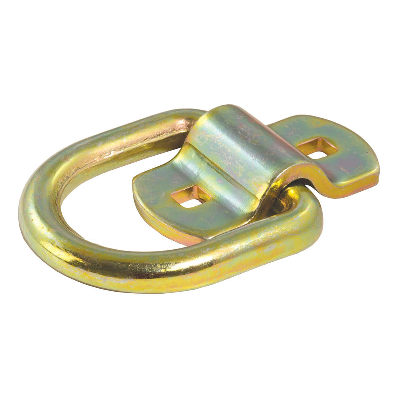 83740 3-in x 3-in Surface-Mounted Tie-Down D-Ring (3600-lb, Yellow Zinc) C3