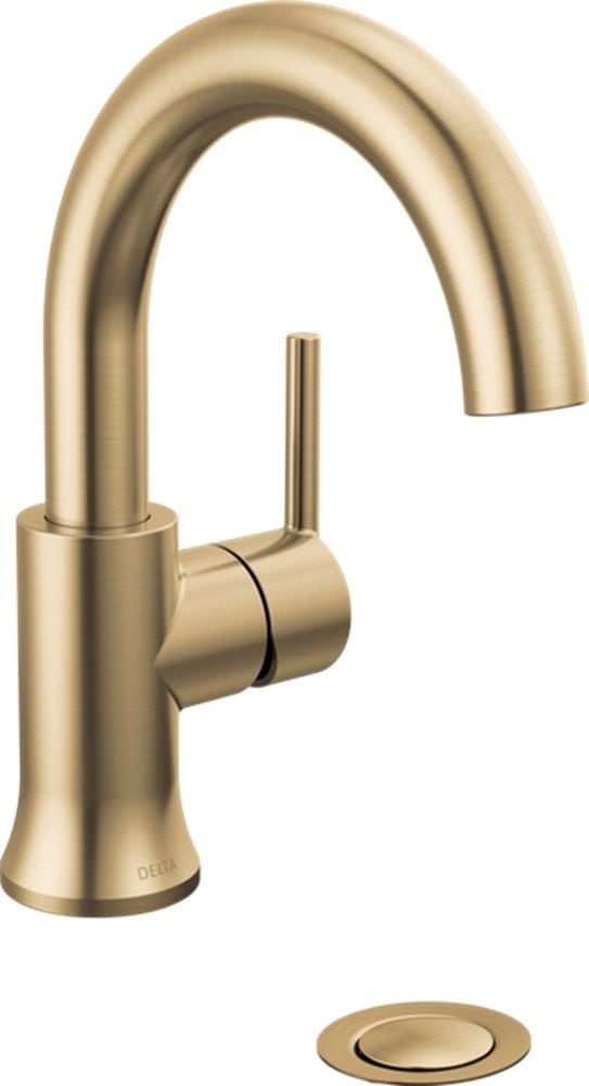 1-Handle High-Arc Lavatory Faucet, Champagne Bronze