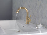 1-Handle High-Arc Lavatory Faucet, Champagne Bronze