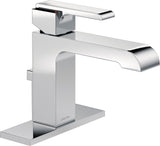 Ara 1-Handle Bathroom Faucet with Metal Pop-Up, Chrome