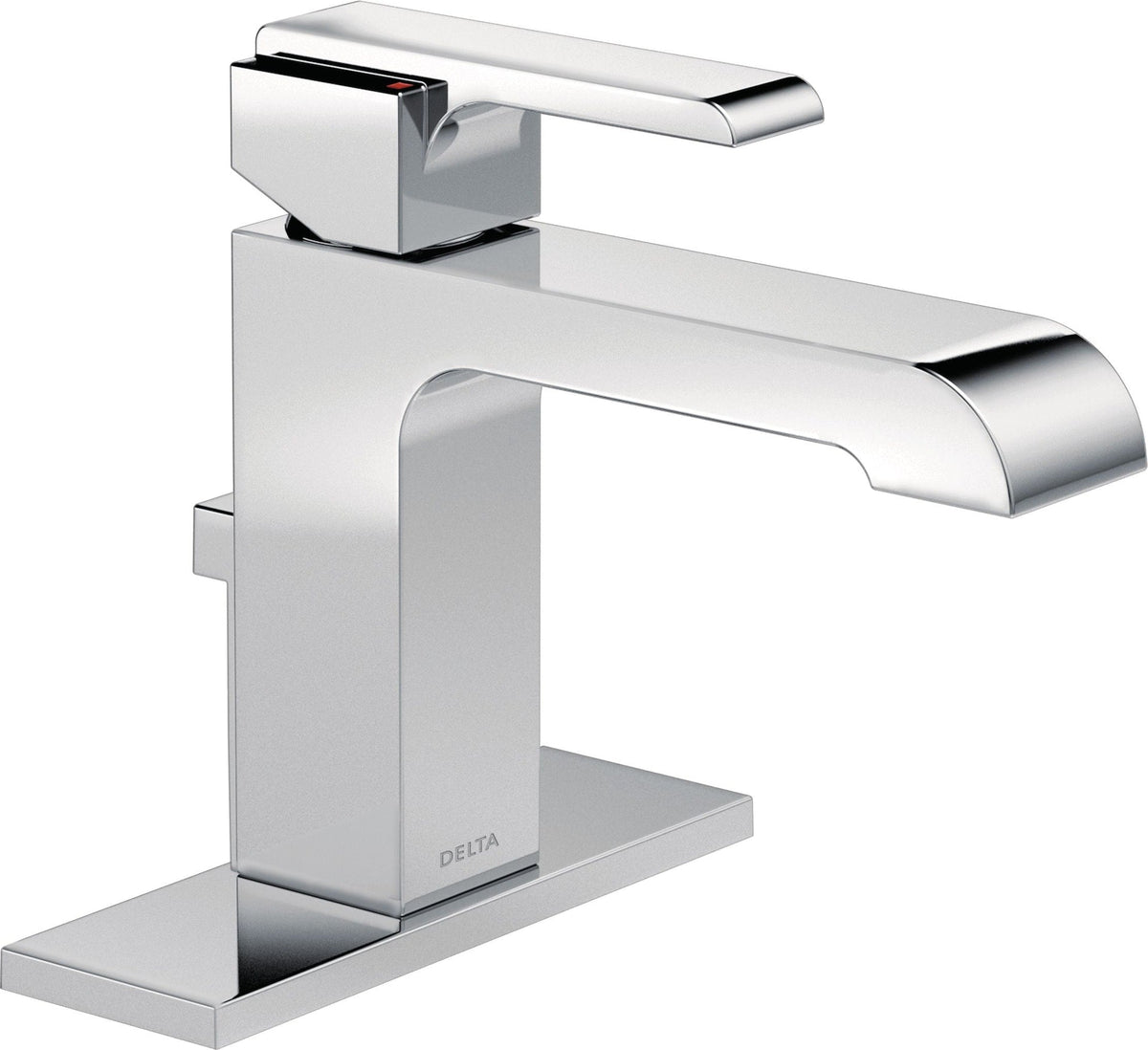 Ara 1-Handle Bathroom Faucet with Metal Pop-Up, Chrome