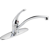 Faucet Principals Single Handle Kitchen Faucet, Chrome