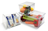 Clear Storage Bin Set, 3-pc