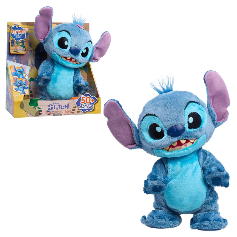 Double Trouble Interactive Plush, Blue X8