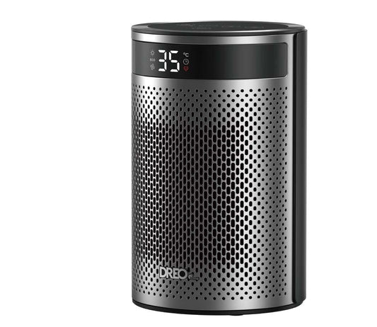 Home 1500W Portable Indoor Ceramic Heater with Remote, Black