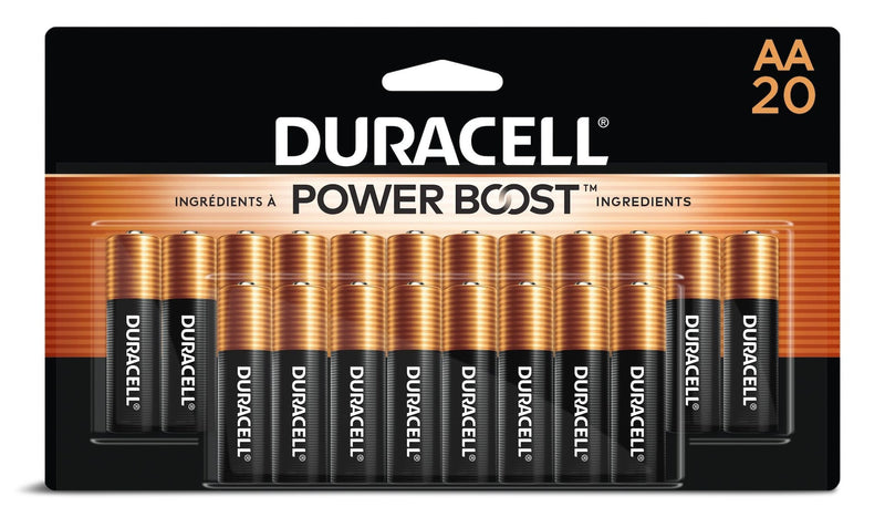 Coppertop AA Batteries, Alkaline, 20-pk G8