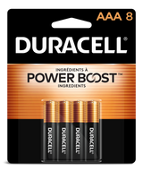 Coppertop AAA Alkaline Batteries, All Purpose, 8-pk