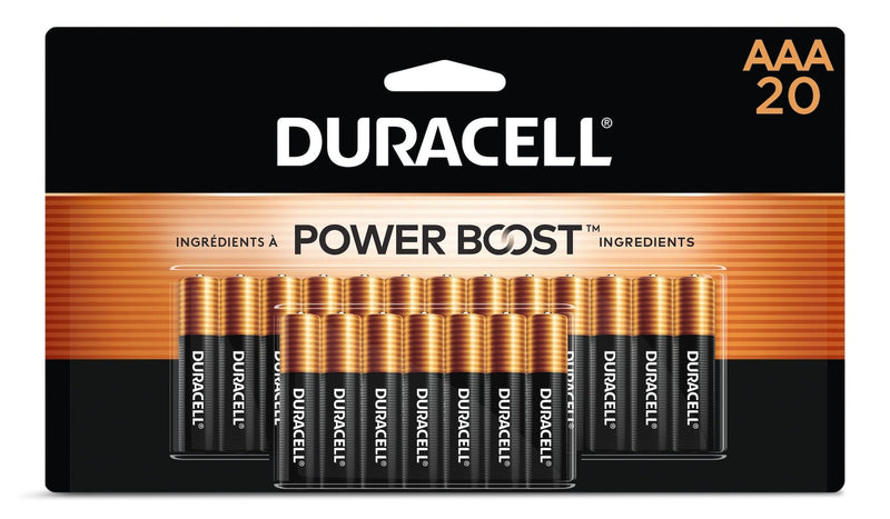 Coppertop AAA Batteries, Alkaline, 20-pk K2