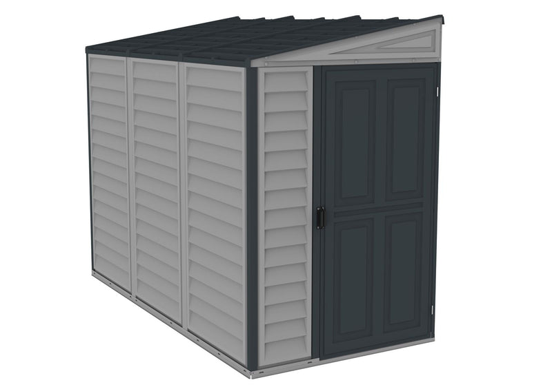 Sidemate Plus Compact/Narrow Outdoor Storage Shed, 4-ft x 8-ft S0