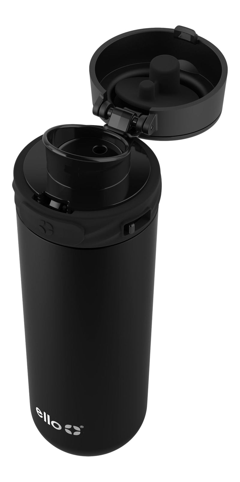 Haven Vacuum Insulated Stainless Steel Travel Mug, 16-oz, Black, with Carry Loop D1