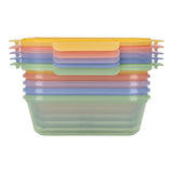 Snap & Nest Meal Prep Food Storage Container Set with Leakproof Lids, 10-pc