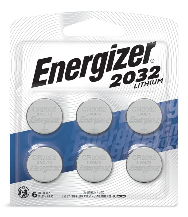 6-pk CR2032 3V / 3 Volt Lithium Coin Cell Batteries, Long Lasting T0