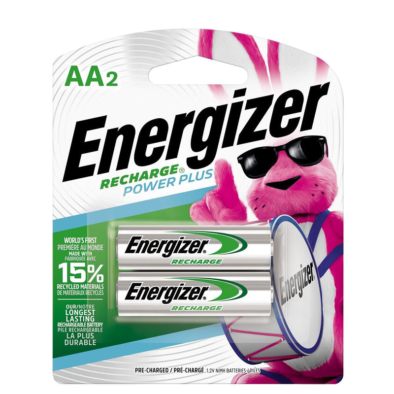 NH15BP-2 2-pk AA 2300 mAh NiMH Rechargeable Batteries, Pre-Charged, All Purpose K9