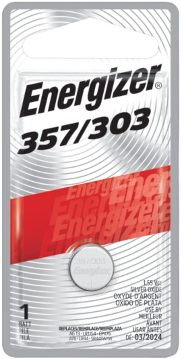 Silver Oxide 1-pk 357 LR44 AG13 303 A76 1.5V / 1.5 Volt Button Coin Cell Battery M3