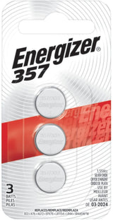 Silver Oxide 3-pk 357 LR44 AG13 303 A76 1.5V / 1.5 Volt Button Coin Cell Batteries