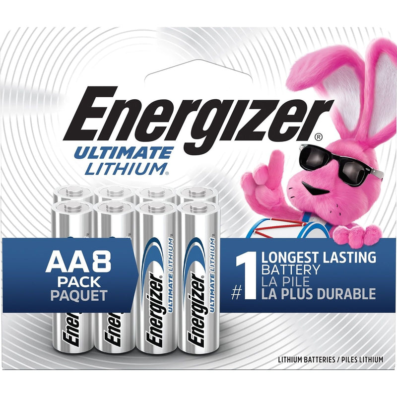 Ultimate AA Lithium Batteries, Long Lasting, All Purpose, 8-pk X0